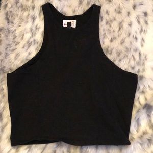 super cute black crop top